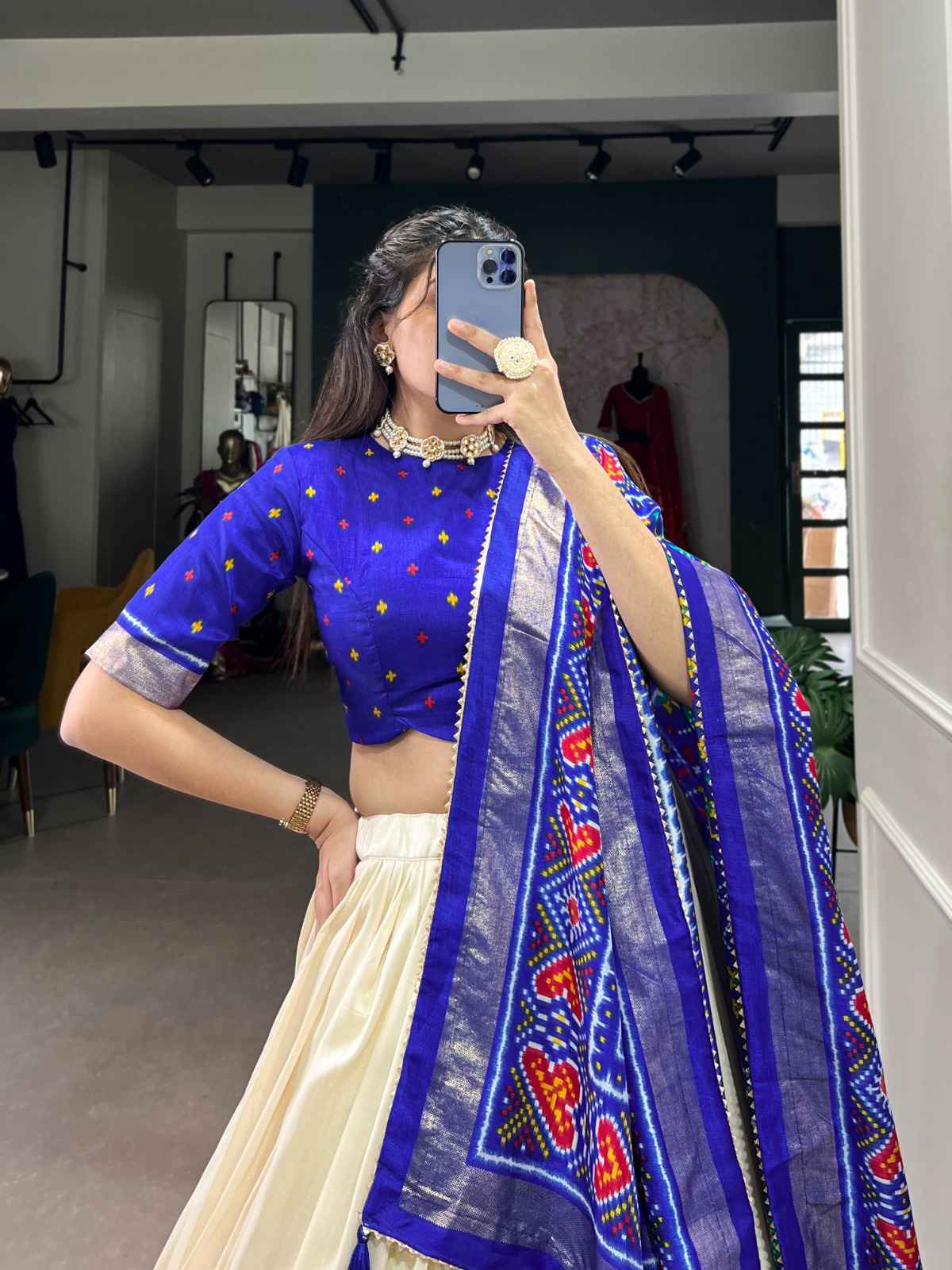 Tussar Silk Lehangas