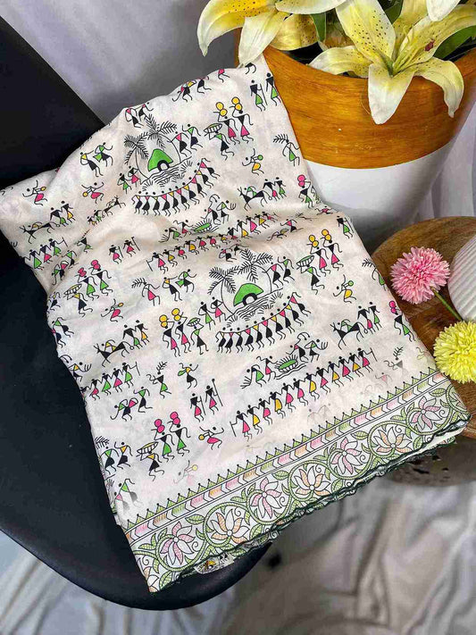 Tussar Silk Cutwork Sarees