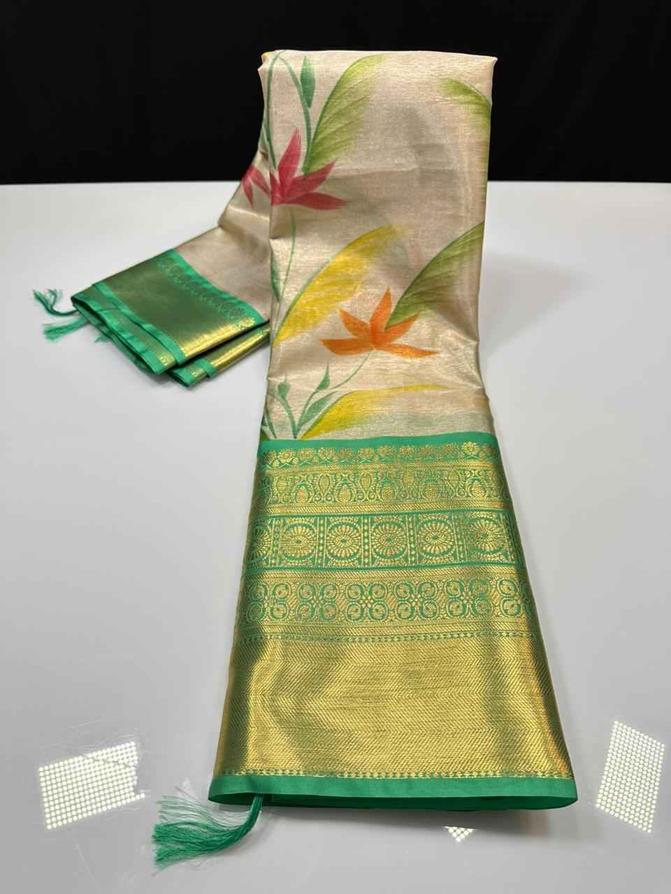 Soft Banarasi Tissue Silk Sarees