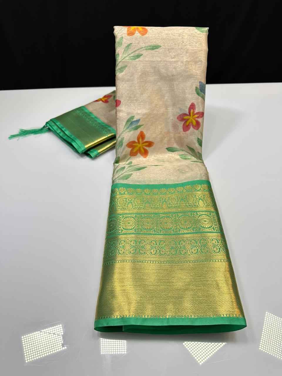 Soft Banarasi Tissue Silk Sarees