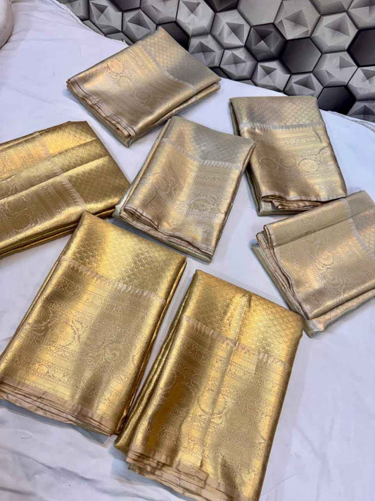 Floral Kanjivaram Soft Silk Sarees