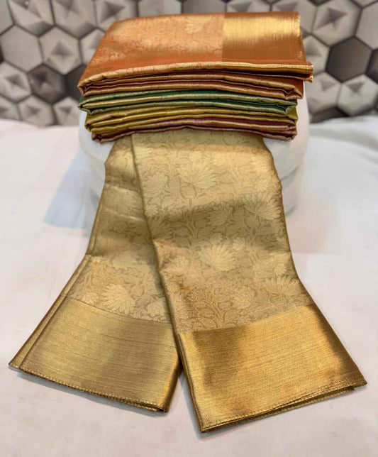 Floral Kanjivaram Soft Silk Sarees