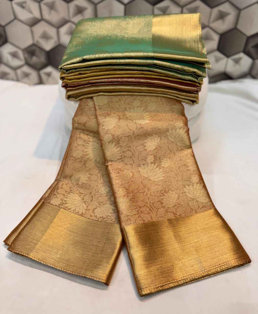 Floral Kanjivaram Soft Silk Sarees