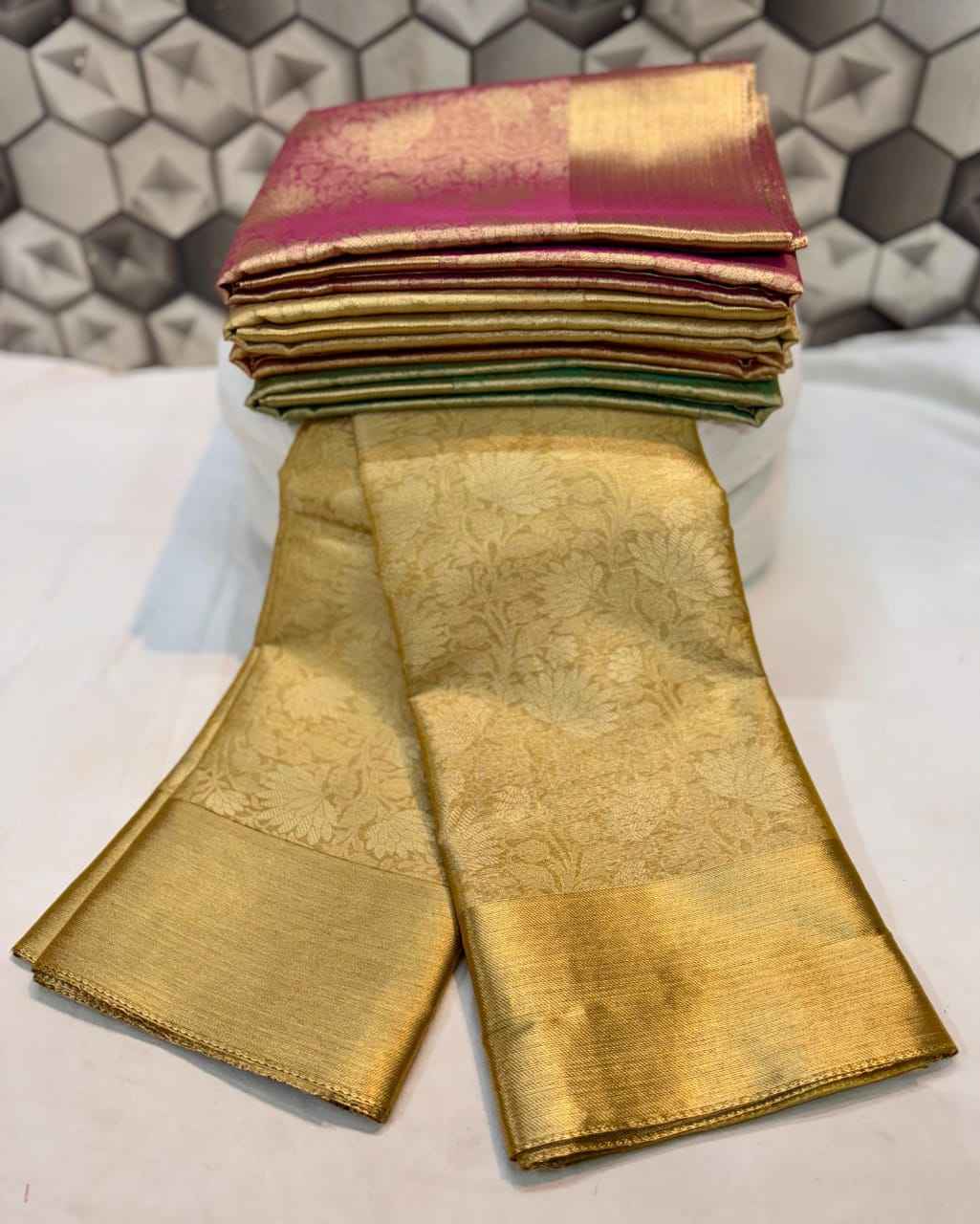 Floral Kanjivaram Soft Silk Sarees