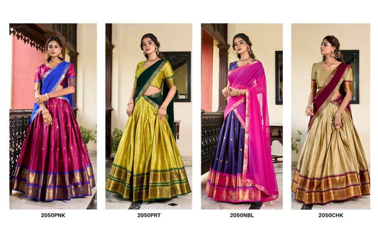 Paithani Cotton Silk Lehangas