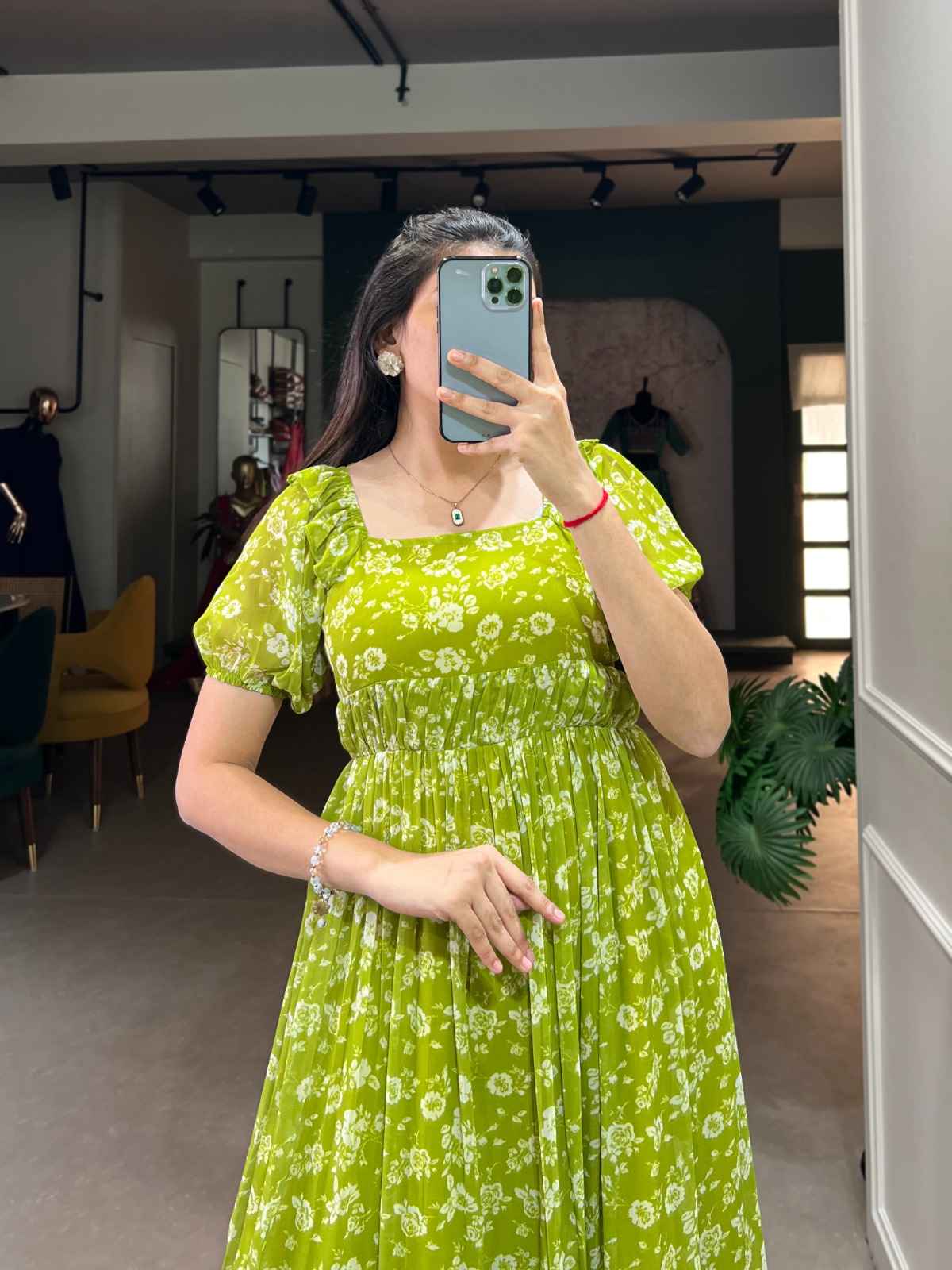 Floral Georgette Gowns