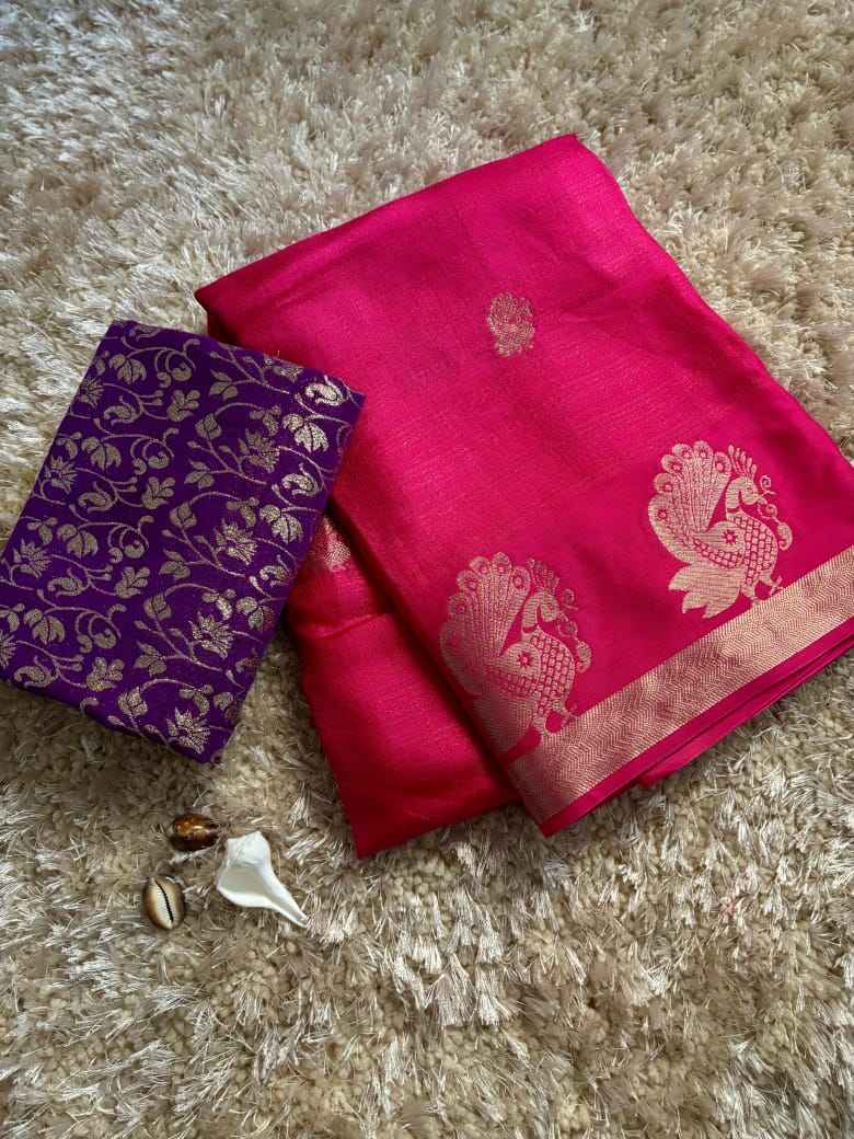 Viscose Khadi Silk Sarees