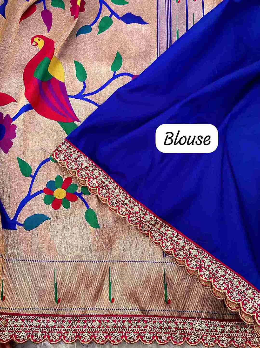 Half & Half Paithani Silk Saree
