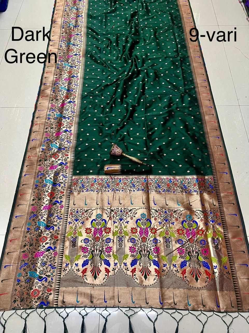 Kanjeevaram Paithani Silk Sarees