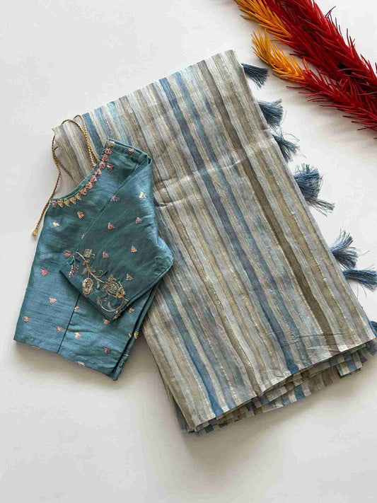 Soft Tissue Silk Saree