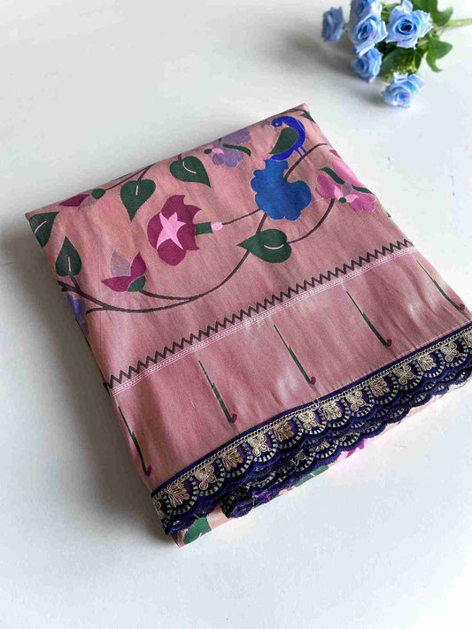 Banarasi Paithani Silk Saree