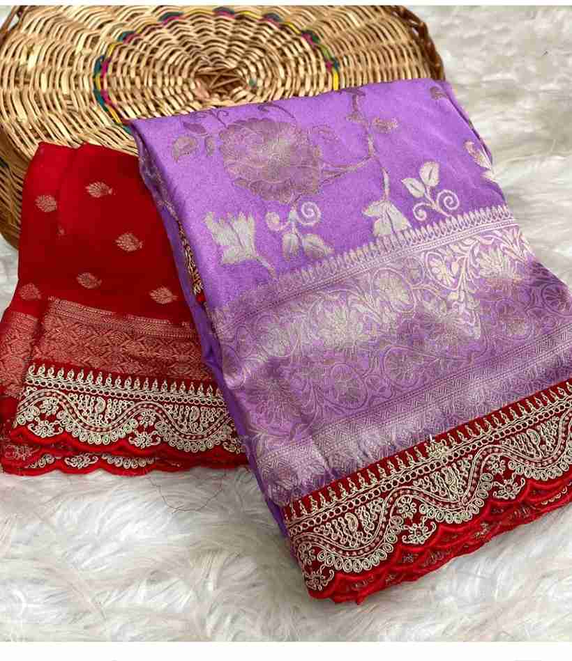 Khaddi Georgette Minakari Sarees