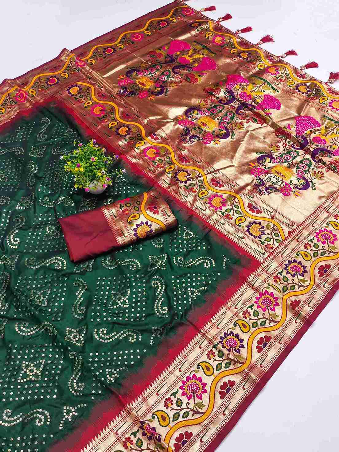 Bhandini Paithani Silk Sarees