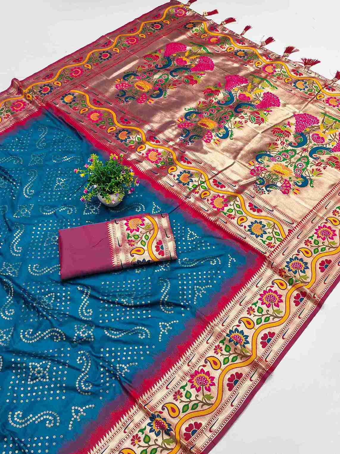 Bhandini Paithani Silk Sarees
