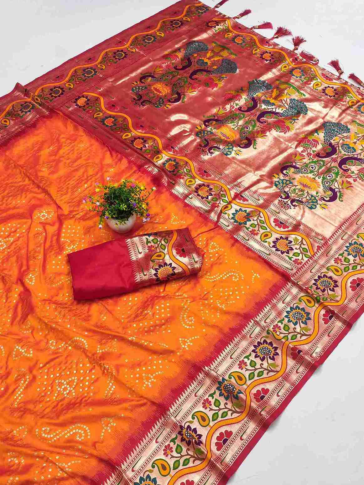 Bhandini Paithani Silk Sarees
