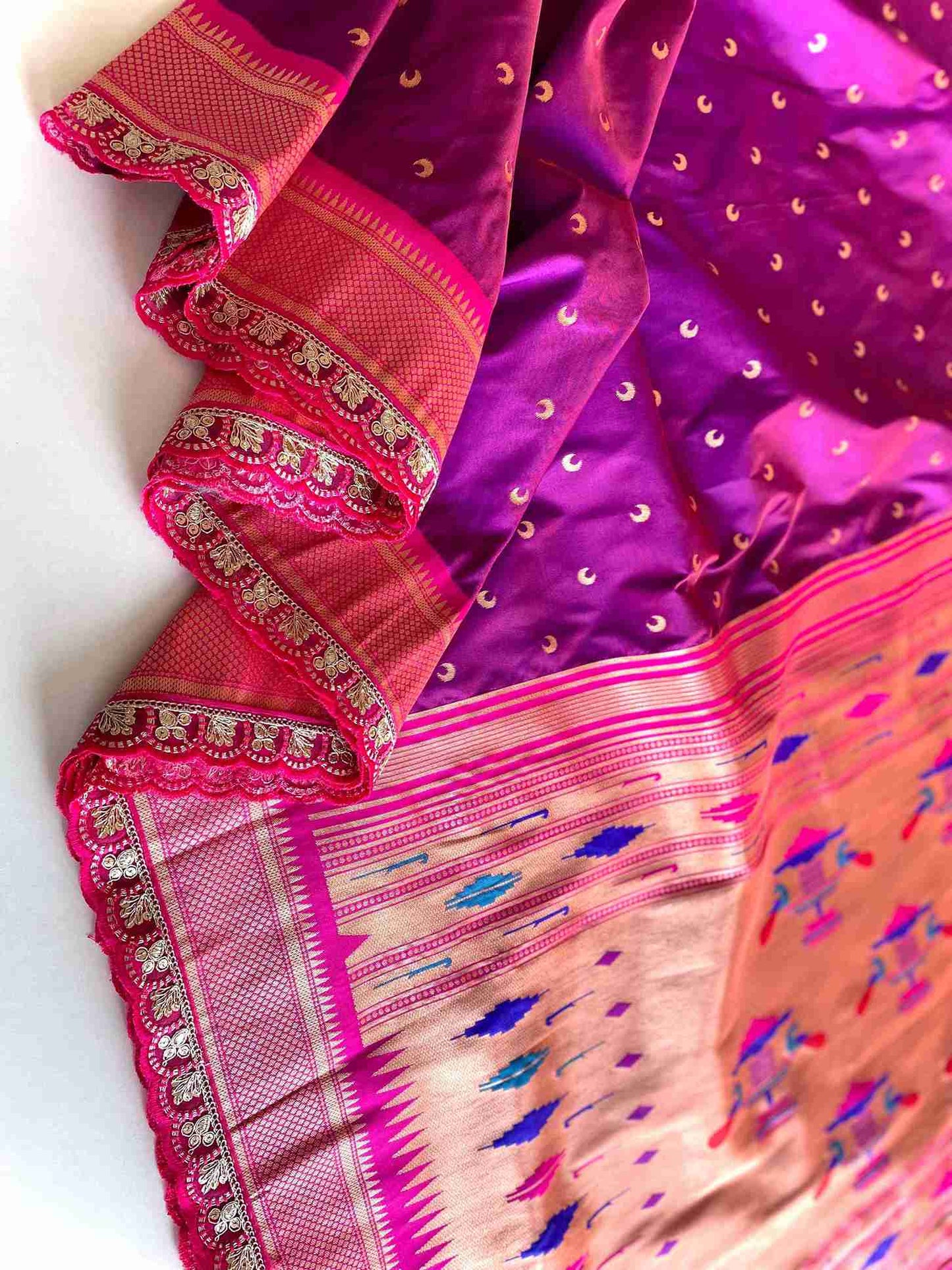 Banarasi Paithani Silk Saree