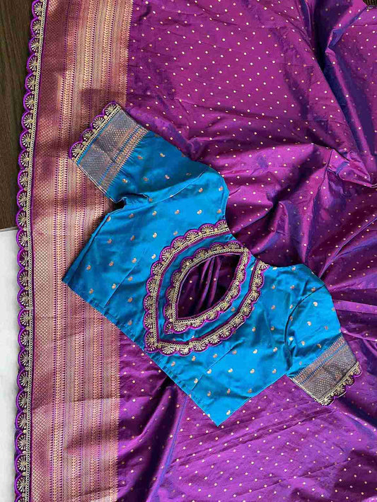 Butta Banarasi Silk Saree