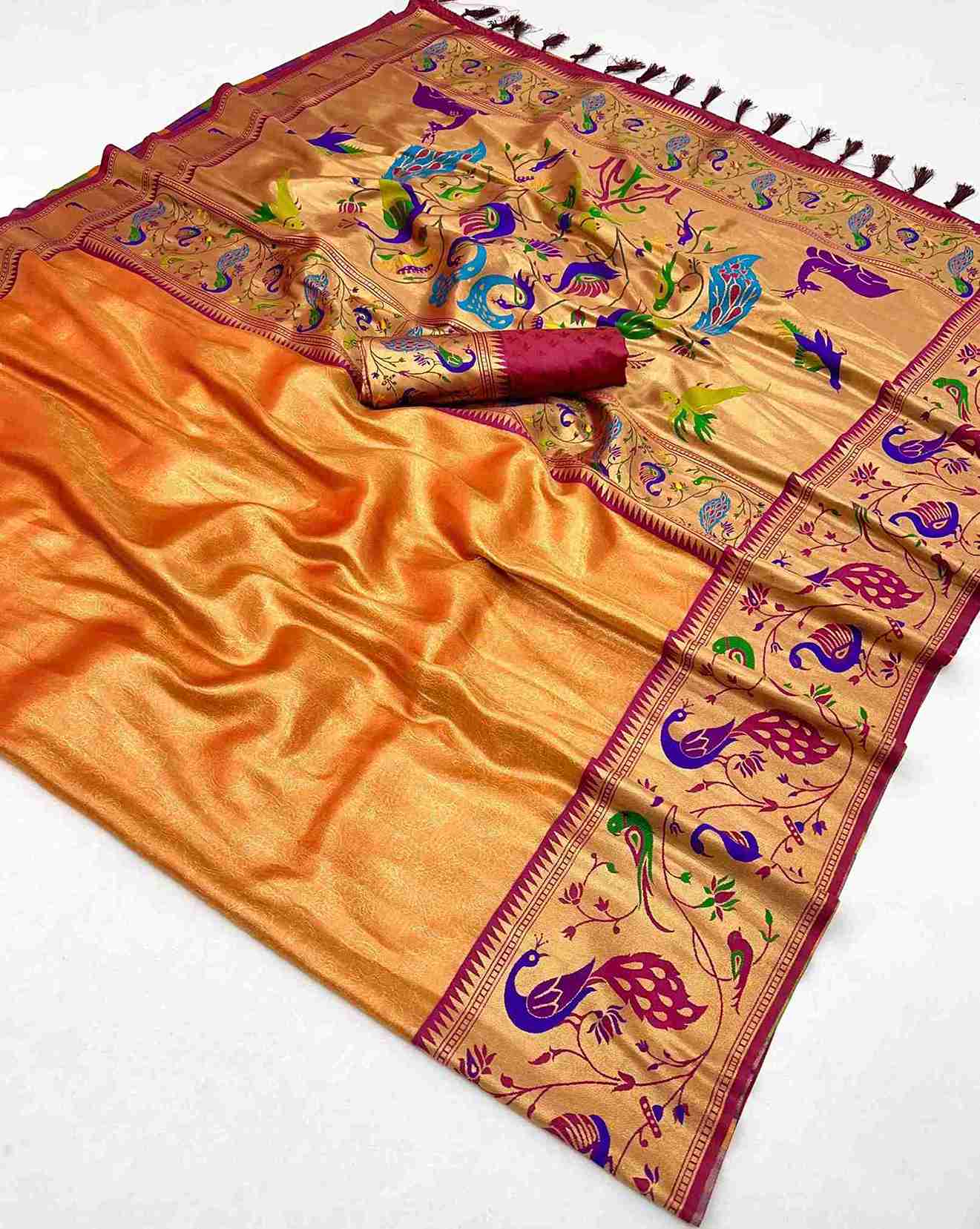 Paithani Tissue Silk Sarees