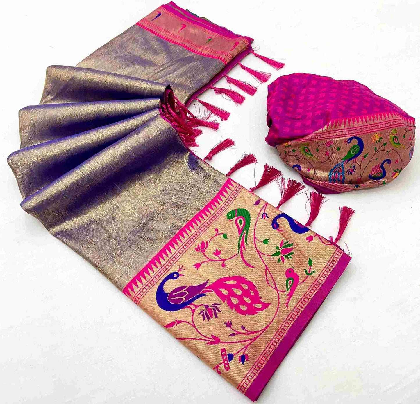 Paithani Tissue Silk Sarees