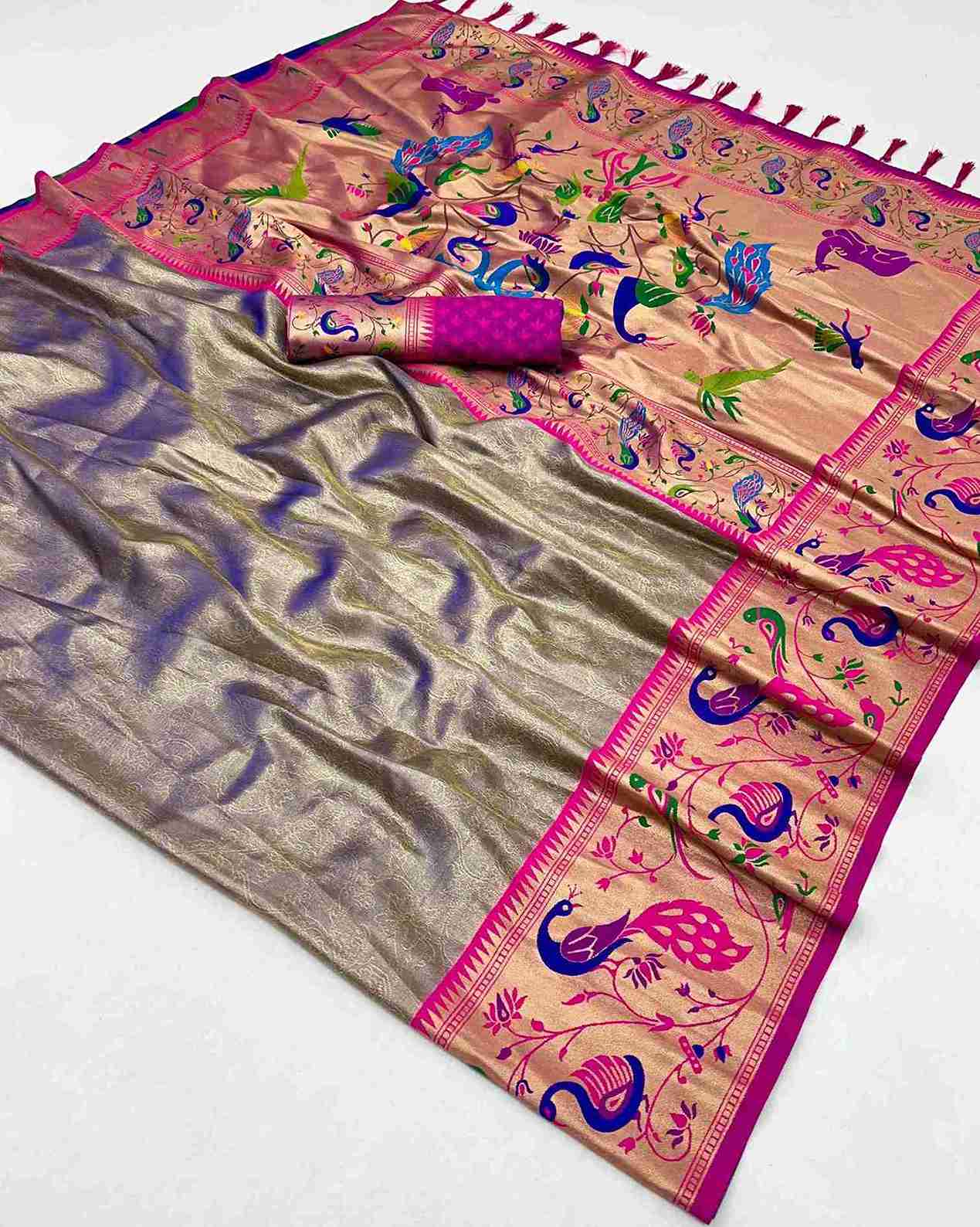 Paithani Tissue Silk Sarees