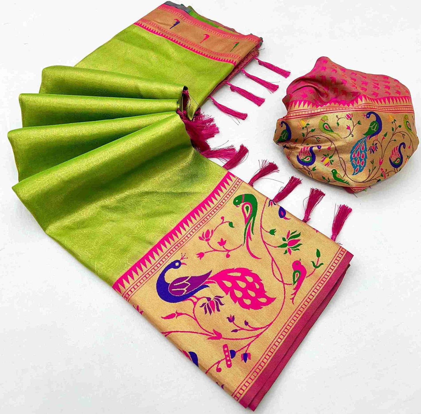 Paithani Tissue Silk Sarees