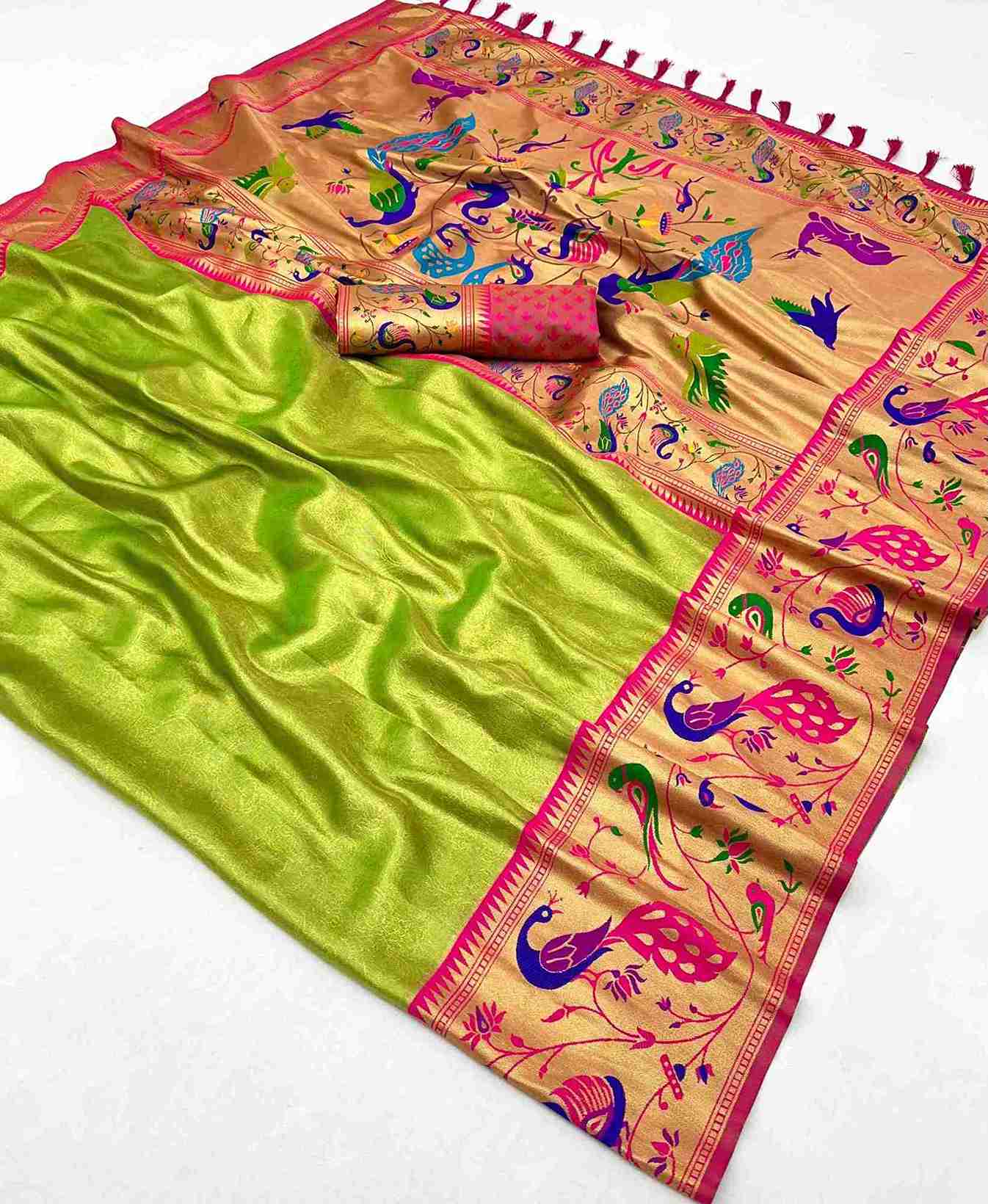 Paithani Tissue Silk Sarees