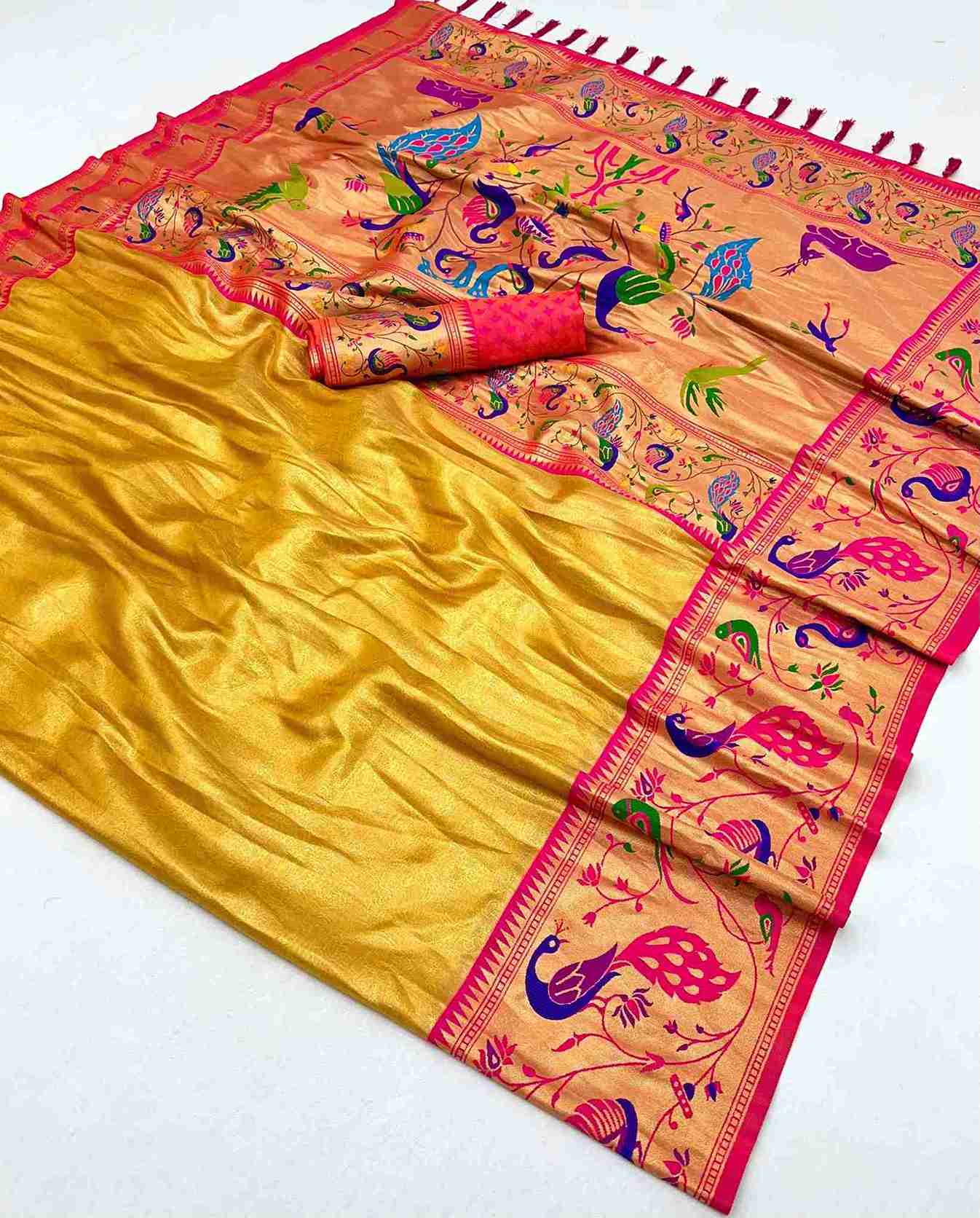 Paithani Tissue Silk Sarees