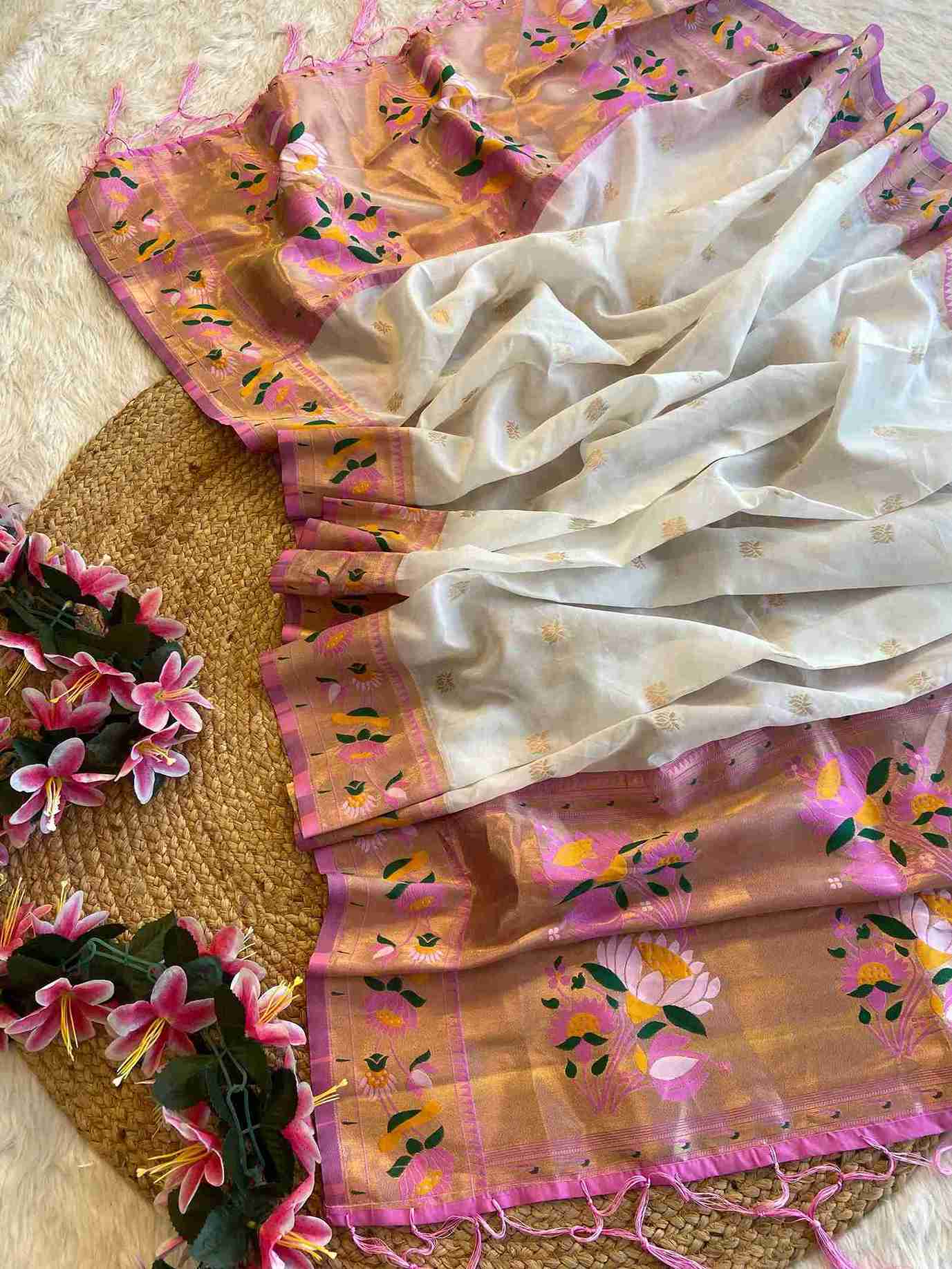 Heavy Paithani Silk Duppata