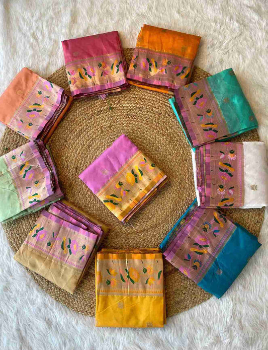 Heavy Paithani Silk Duppata