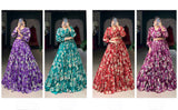 Floral Print Georgette Lehangas