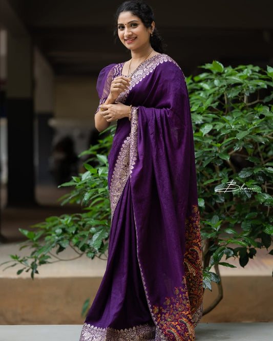 Russian Cotton Silk Sarees
