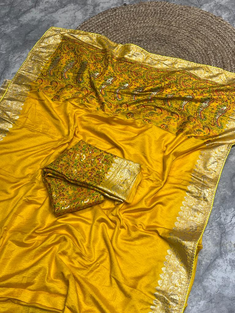 Russian Cotton Silk Sarees