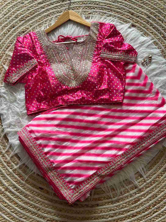 Designer Digital Print Chiffon Sarees