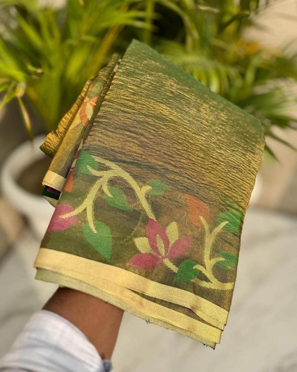 Fancy Tissue Silk Sarees