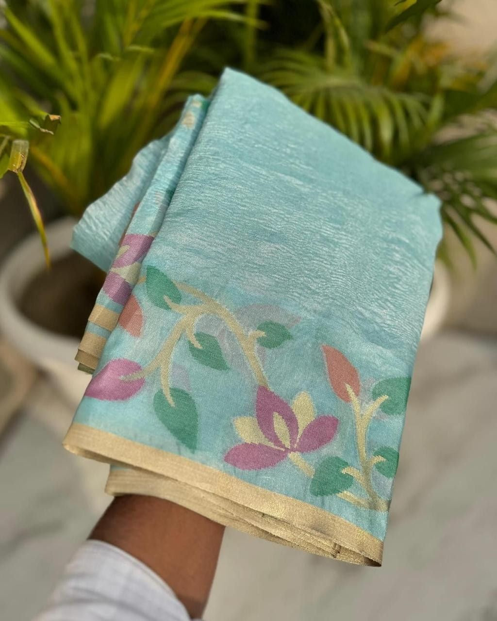 Fancy Tissue Silk Sarees