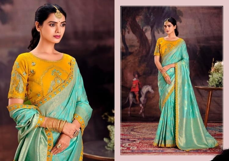 Embroidery Dola Silk Sarees