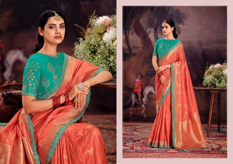 Embroidery Dola Silk Sarees