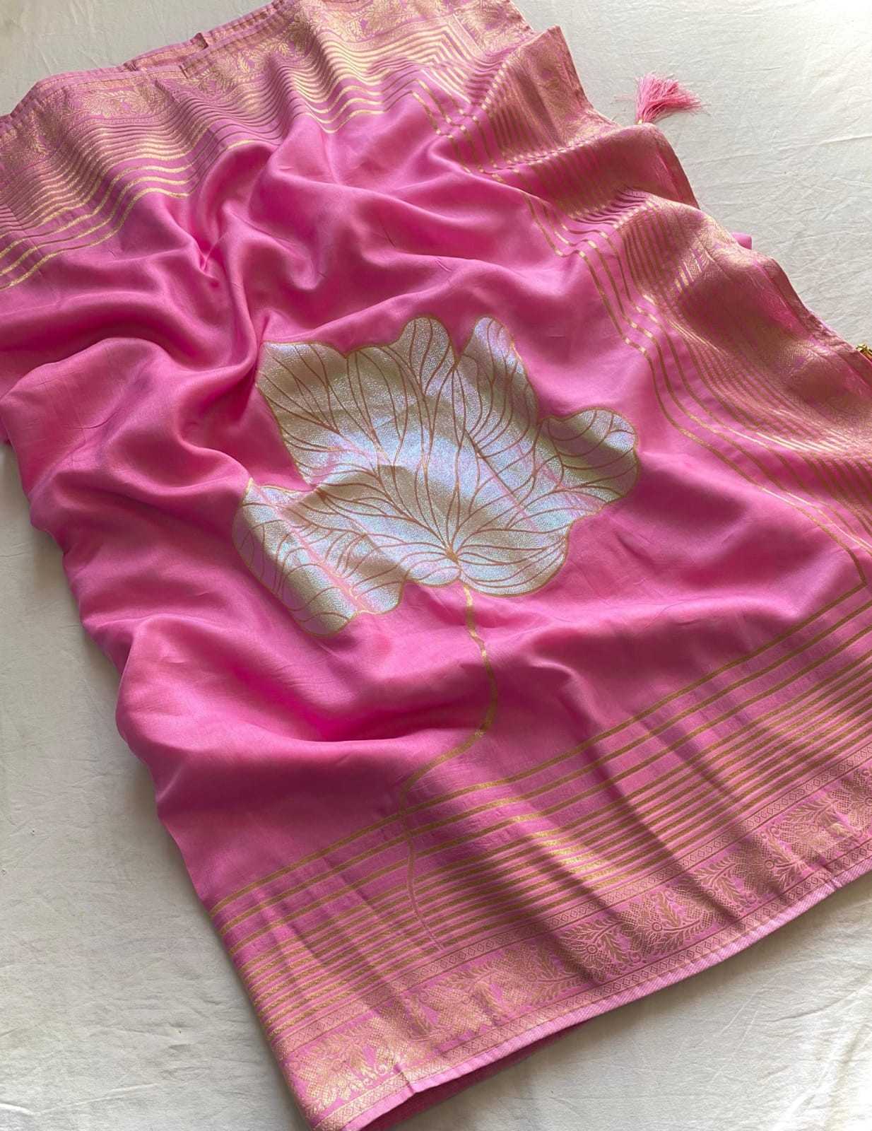 Floral Munga Silk Sarees