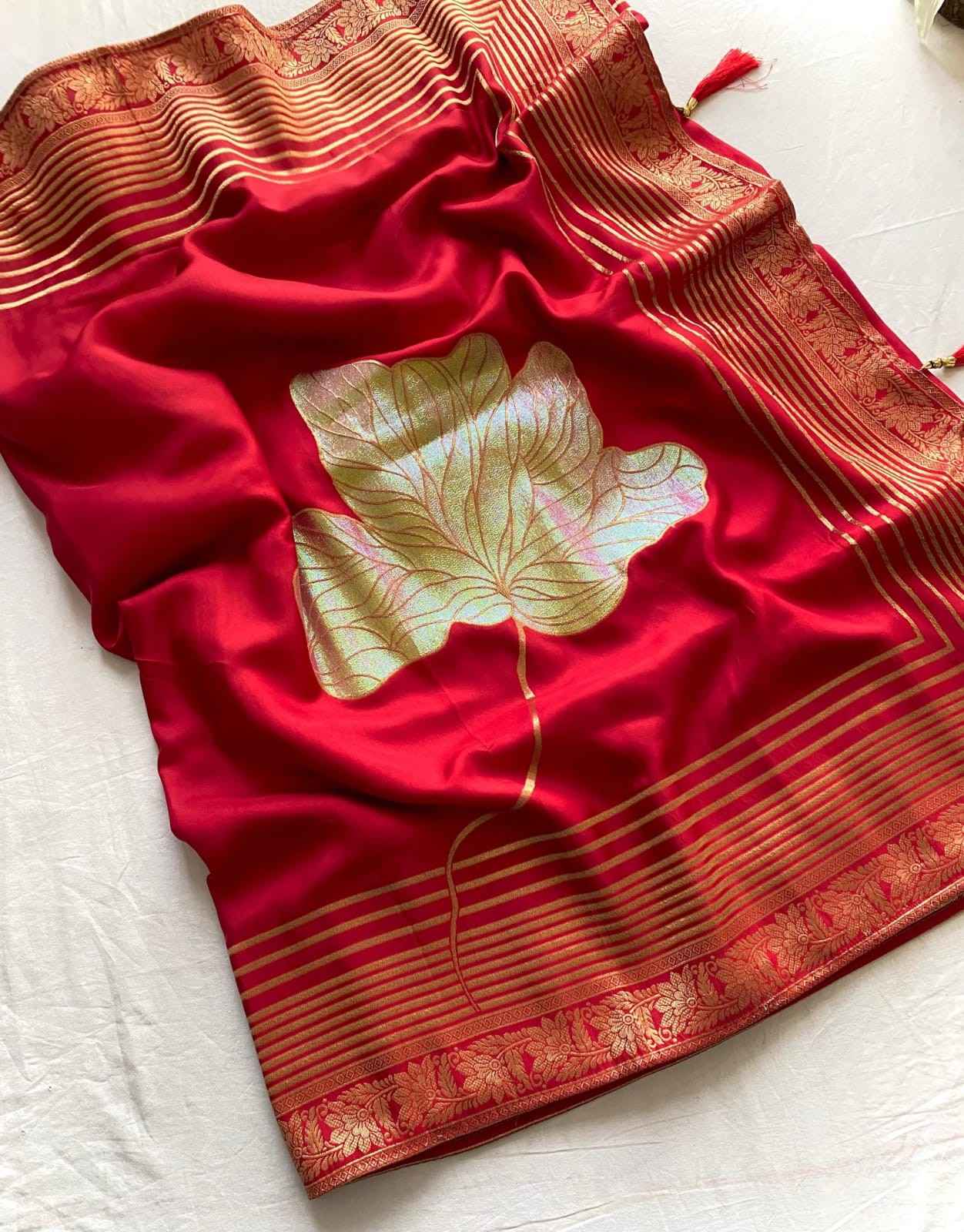 Floral Munga Silk Sarees