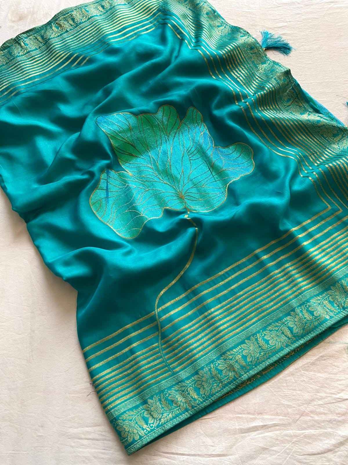 Floral Munga Silk Sarees