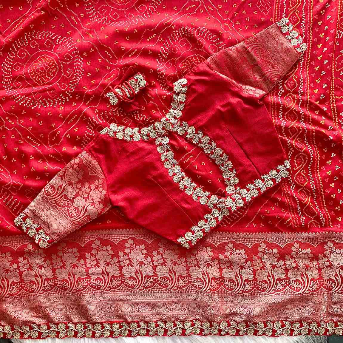 Bhandini Print Dola Silk Saree