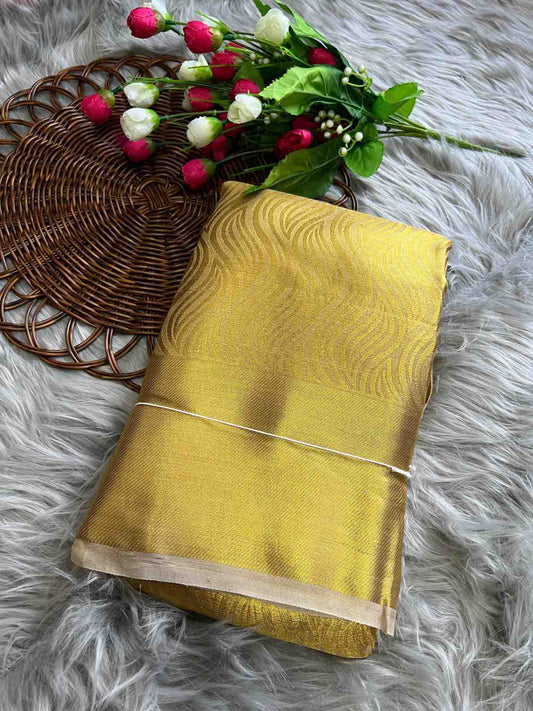 Banarasi Golden Tissue Silk Saree