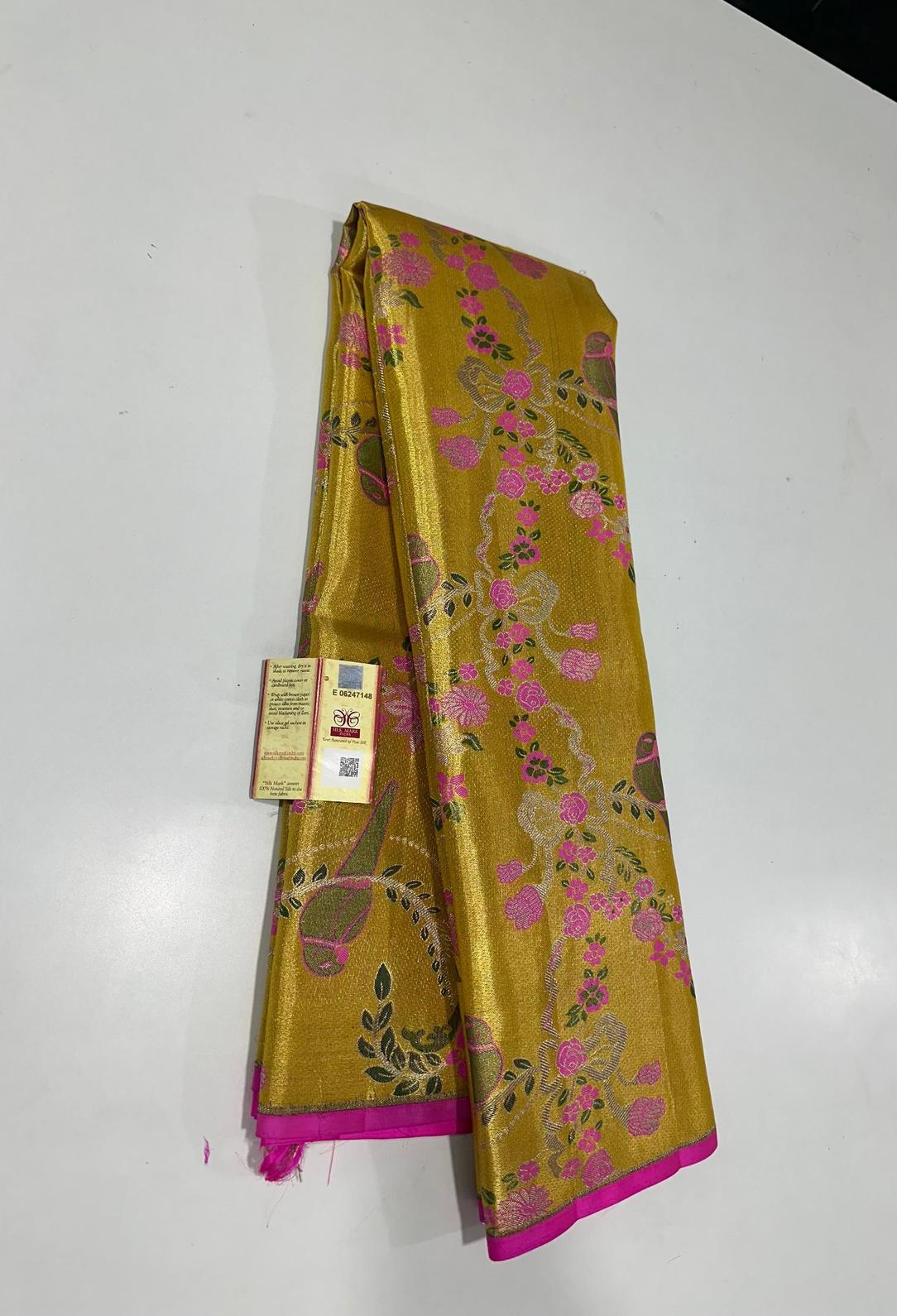 Brocade Tissue Silk Saree