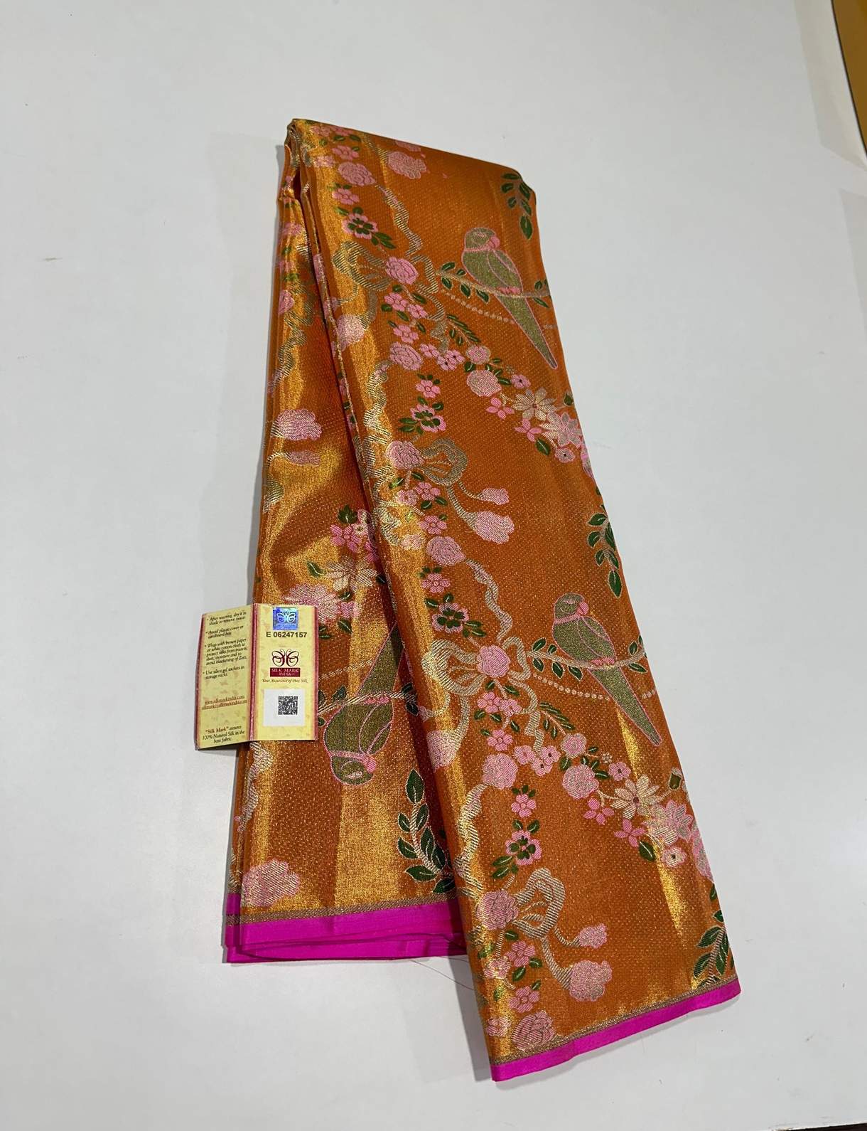 Brocade Tissue Silk Saree