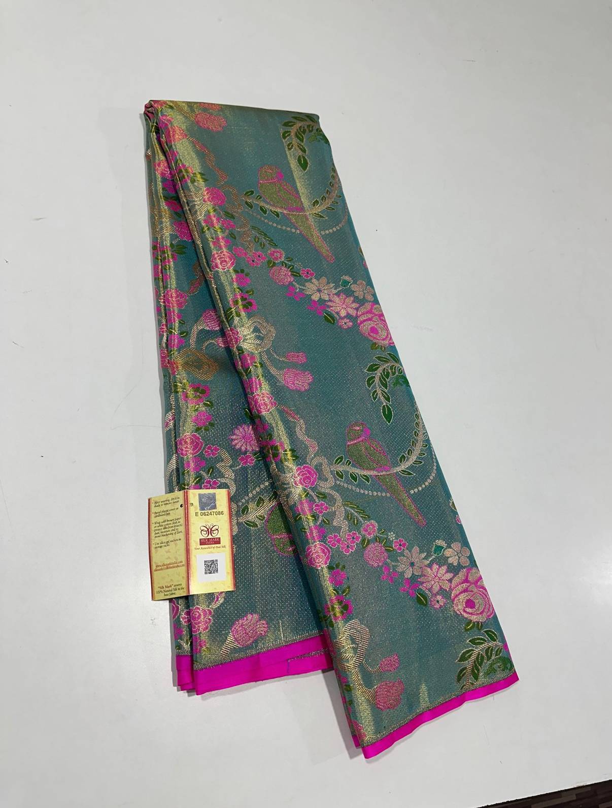 Brocade Tissue Silk Saree