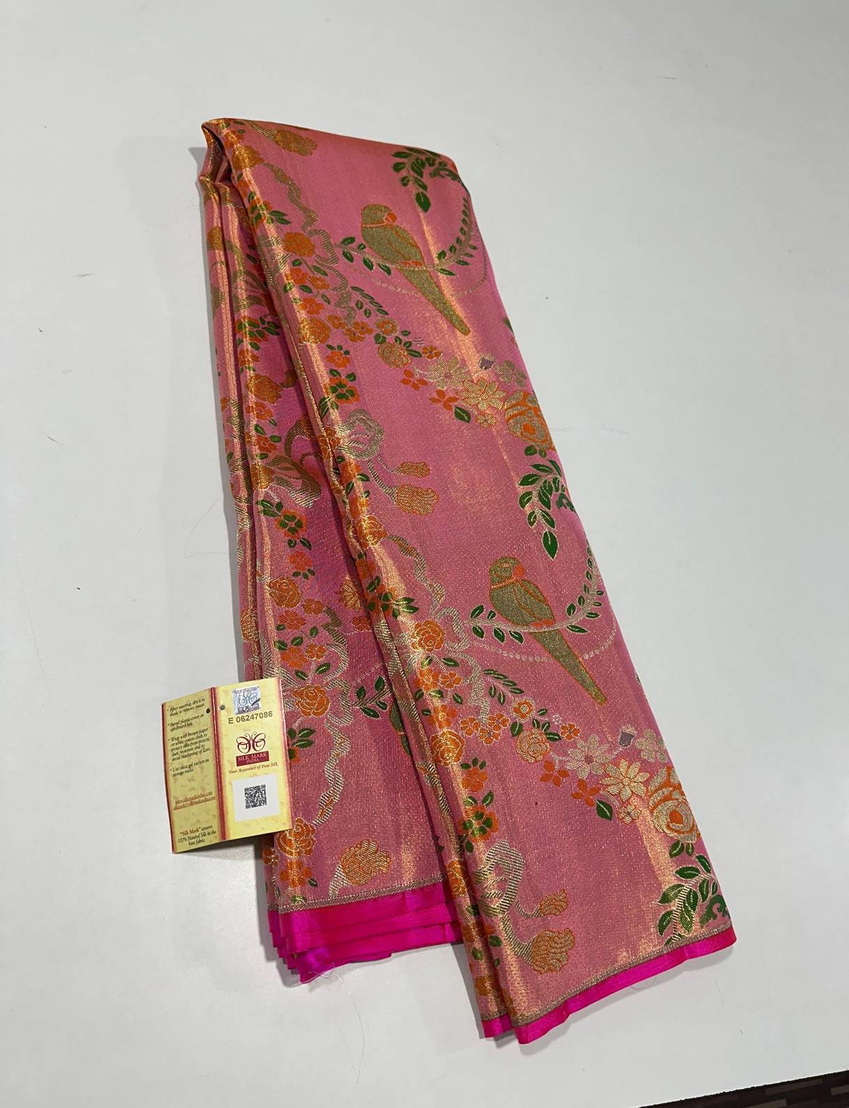 Brocade Tissue Silk Saree