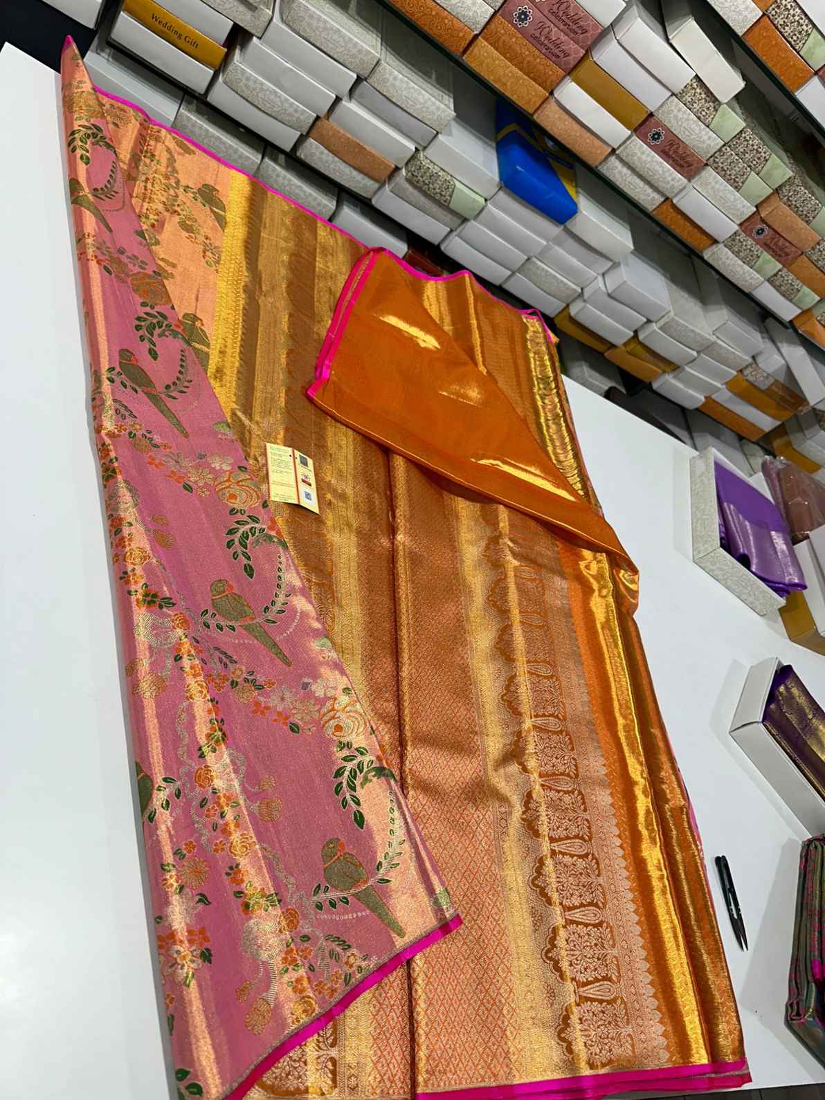 Brocade Tissue Silk Saree