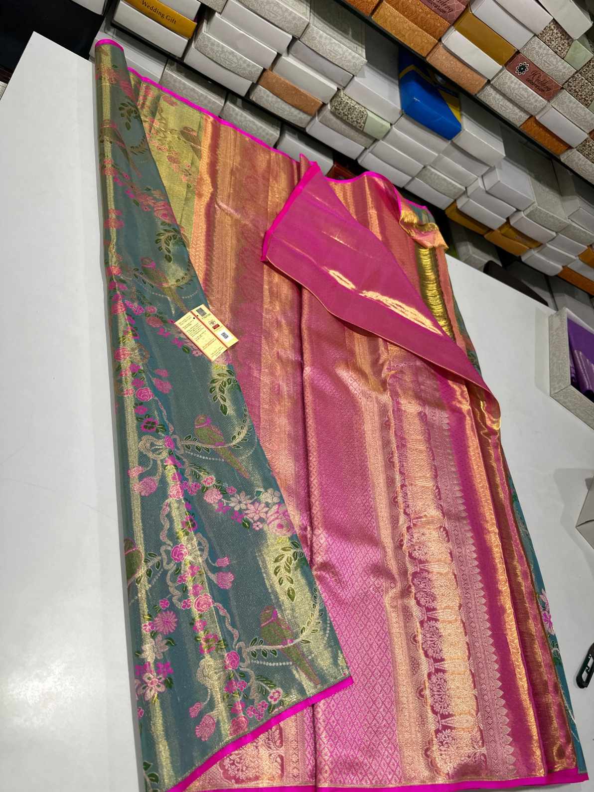 Brocade Tissue Silk Saree