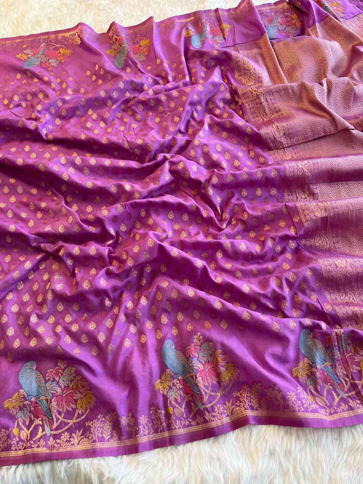 Khadi Georgette Silk Sarees