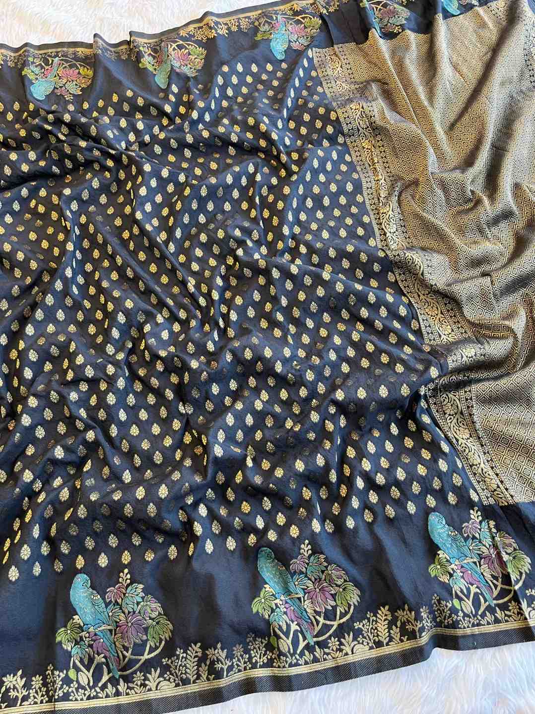 Khadi Georgette Silk Sarees